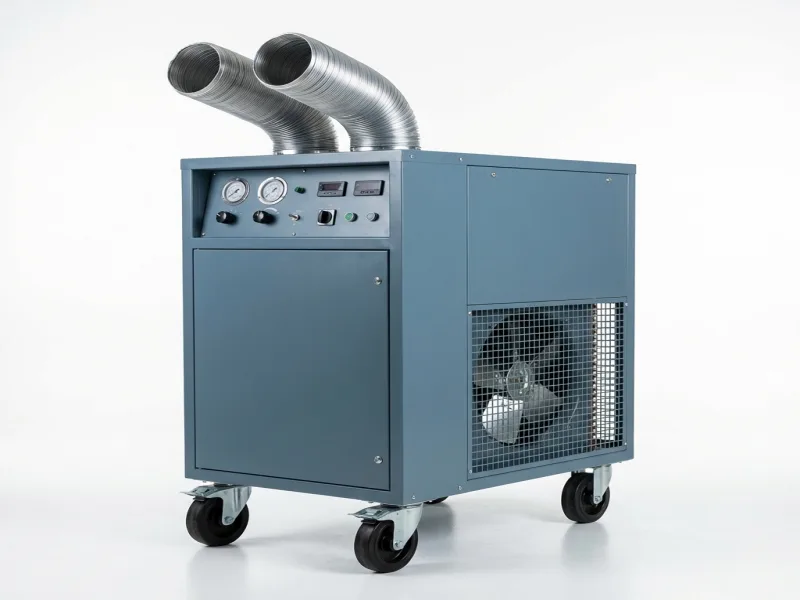 Ar-condicionado portátil industrial 60.000 BTU para feiras e pavilhões