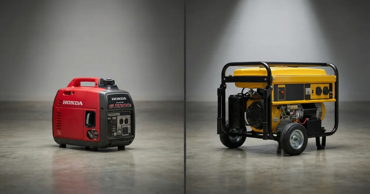 Gerador Inverter vs Convencional: Quando Usar Cada Um